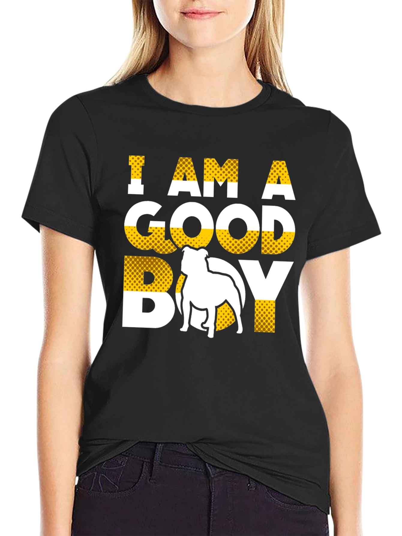 I Am A Good Boy Graphic Tee Bulldog Lover