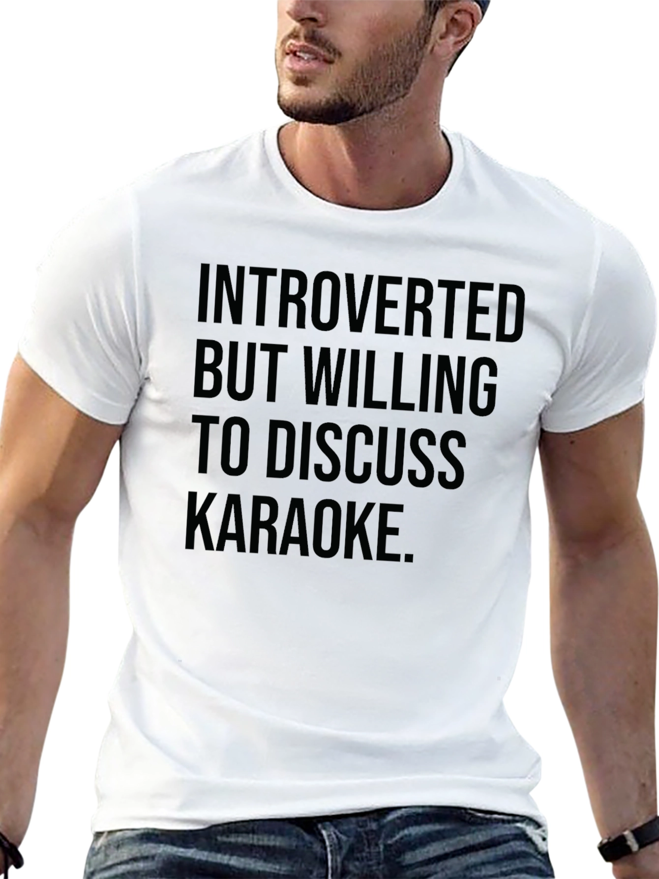 Introverted Karaoke T-Shirt - Soft Cotton Tee