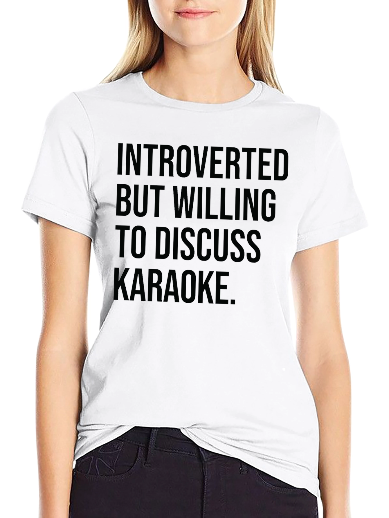 Introverted Karaoke T-Shirt - Soft Cotton Tee