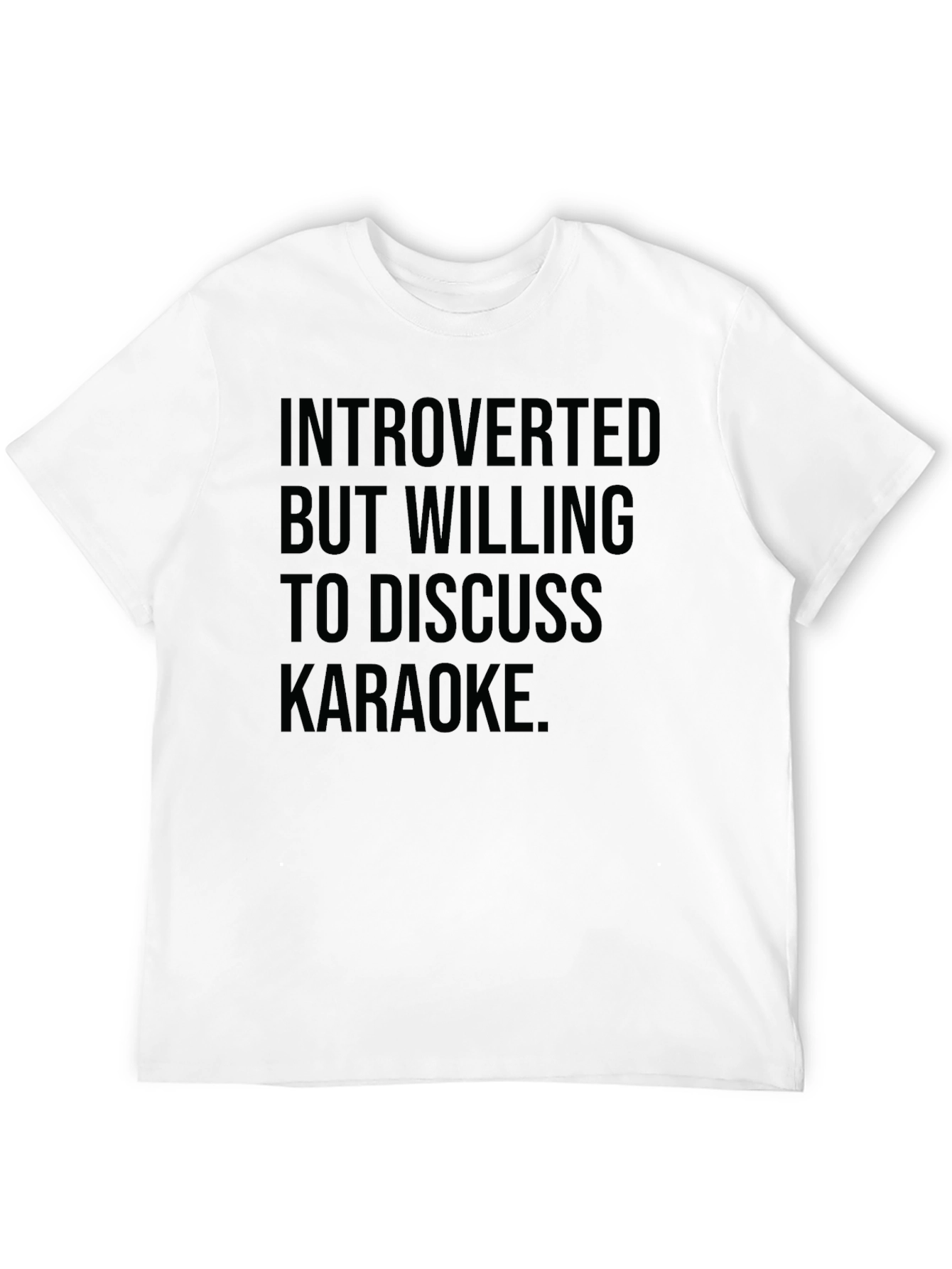 Introverted Karaoke T-Shirt - Soft Cotton Tee