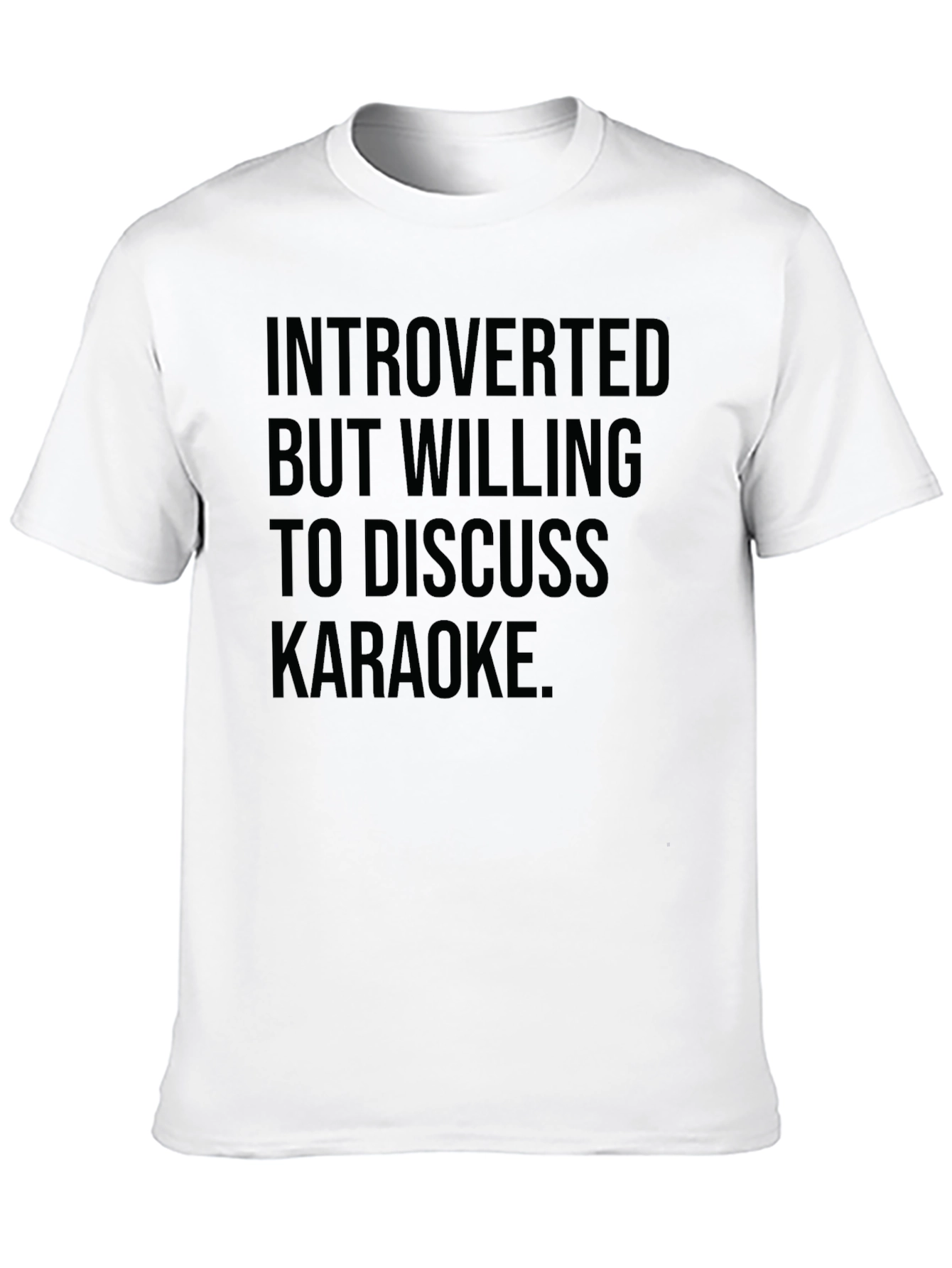Introverted Karaoke T-Shirt - Soft Cotton Tee