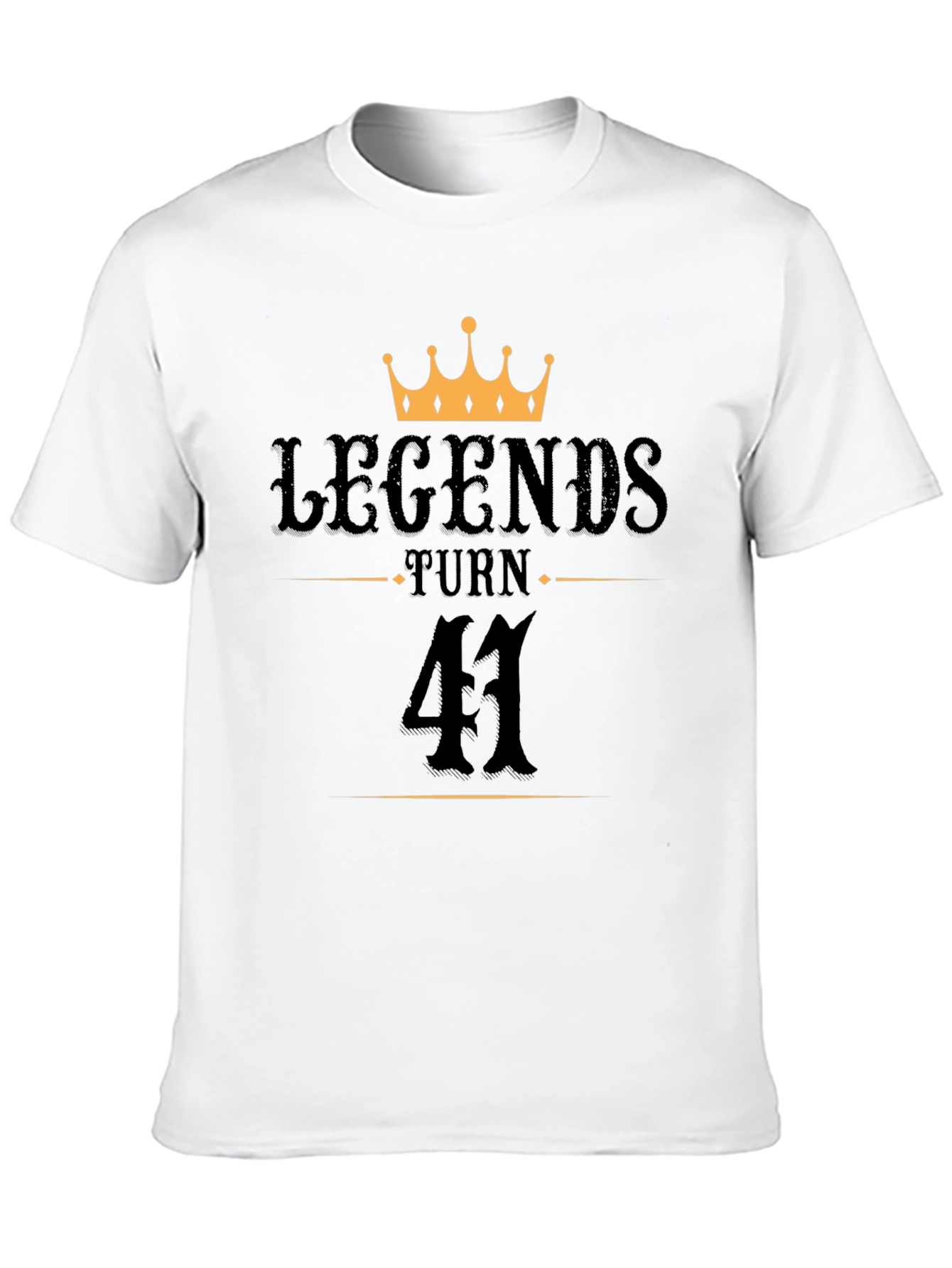Legends Turn 41 T-Shirt - Birthday Gift