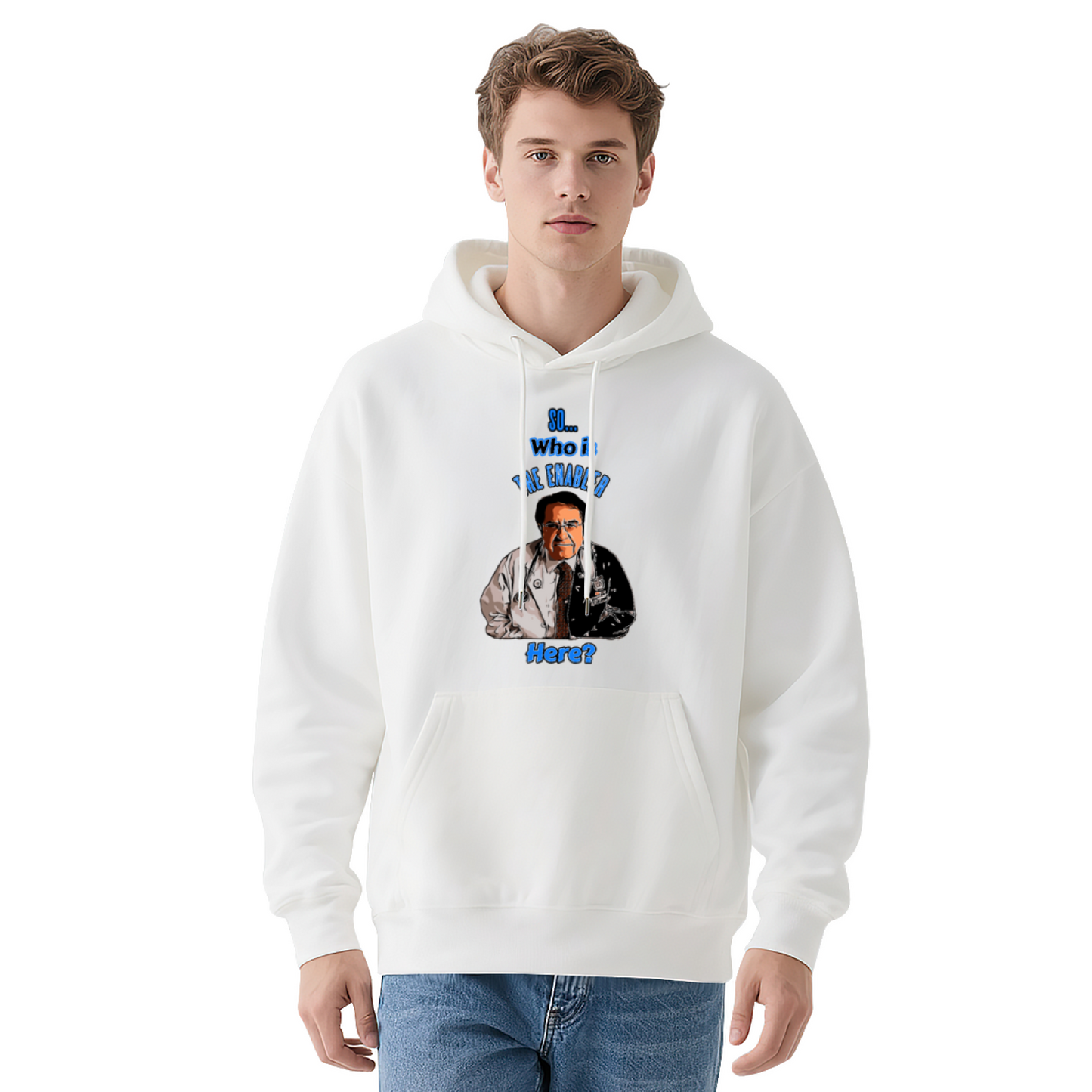 Funny Meme Portrait Unisex Hoodie, Casual Relax Sweatshirt