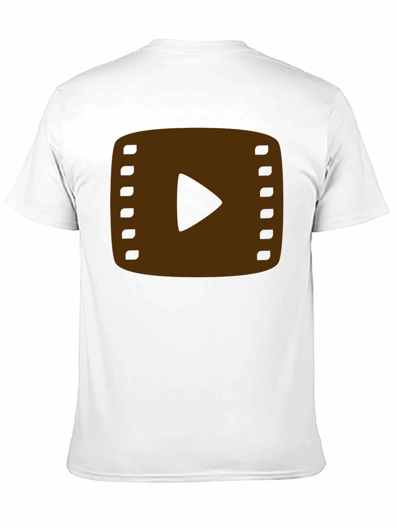 Retro Film Reel Graphic Tee - Black