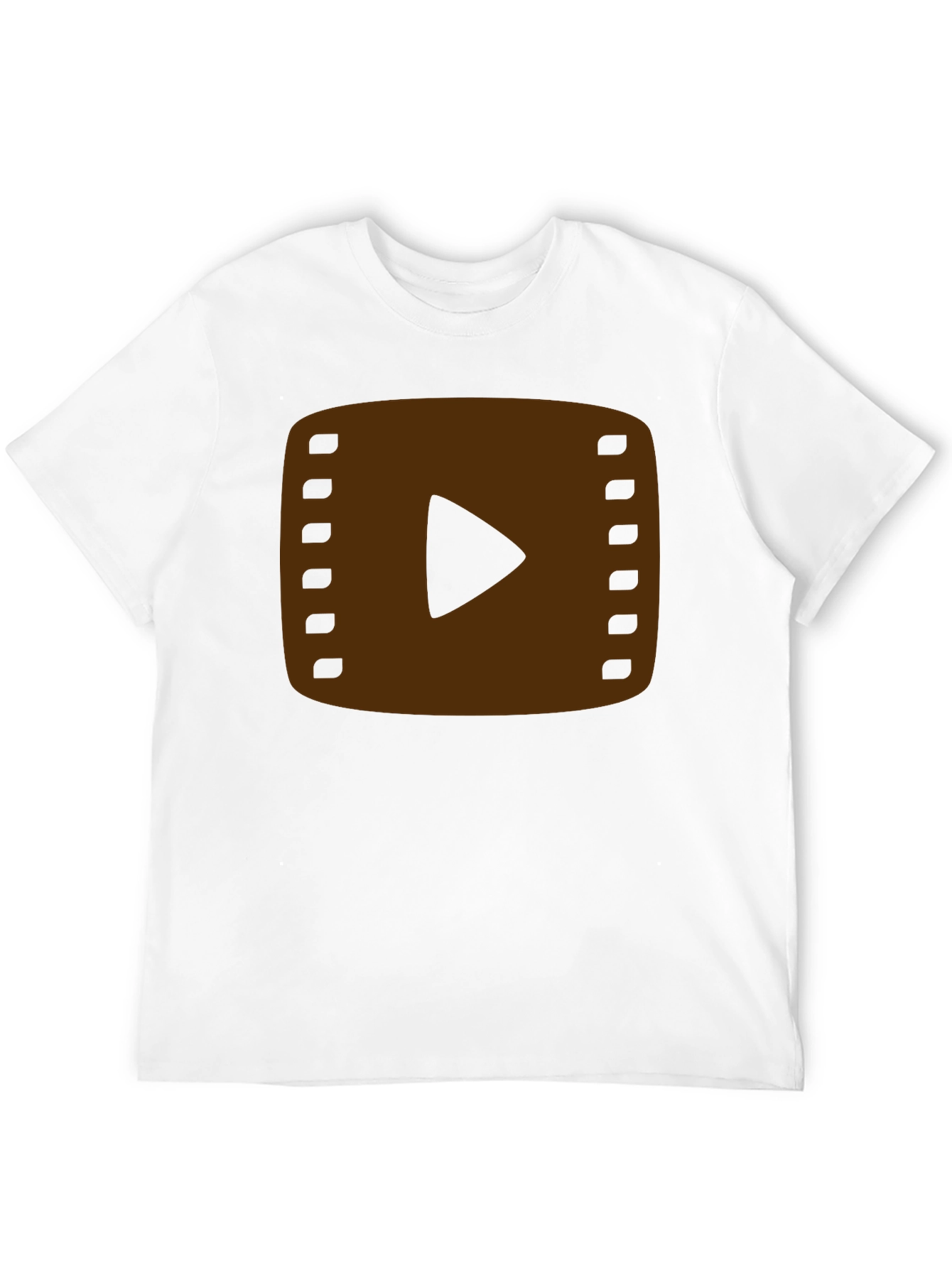Retro Film Reel Graphic Tee - Black
