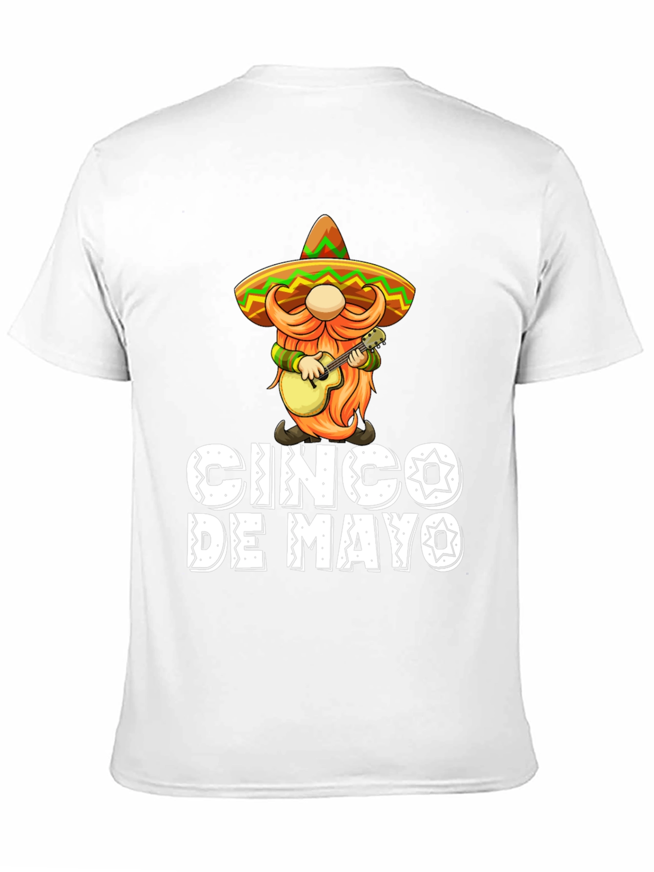 Cinco De Mayo T-Shirt - Gnome With Guitar