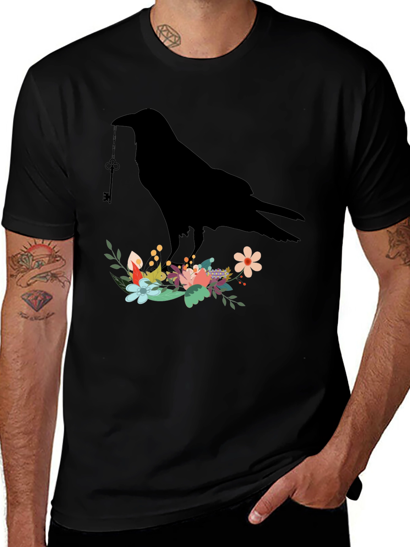 Raven & Key Floral T-Shirt