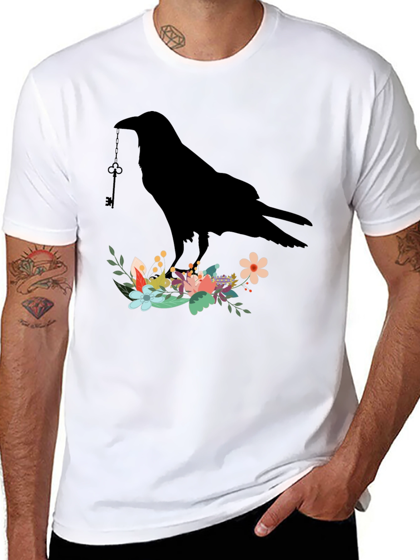 Raven & Key Floral T-Shirt