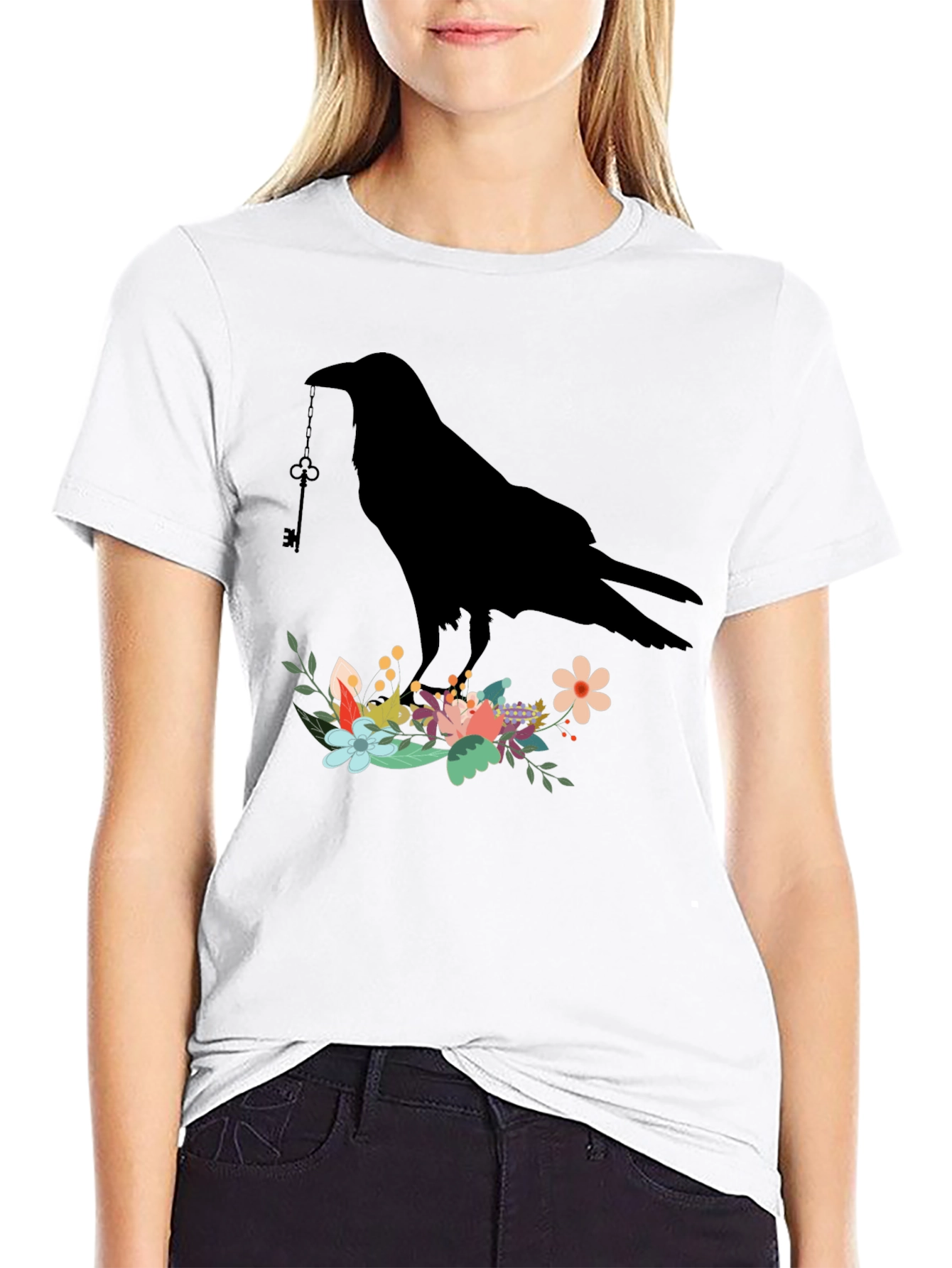 Raven & Key Floral T-Shirt