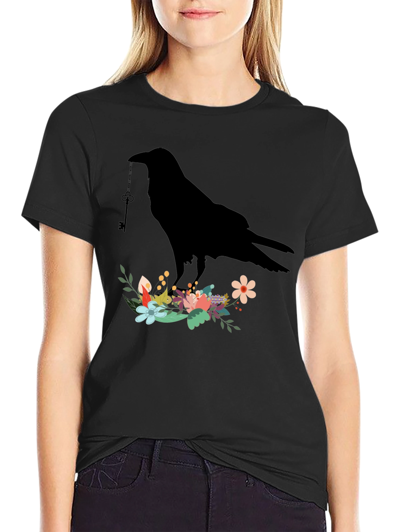 Raven & Key Floral T-Shirt