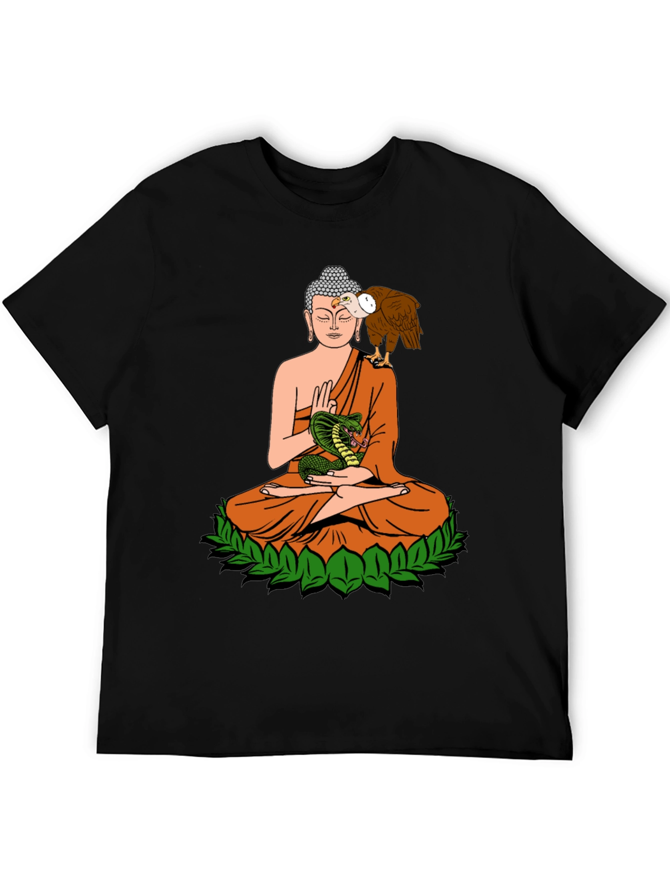Buddha Vulture Cobra Graphic Tee