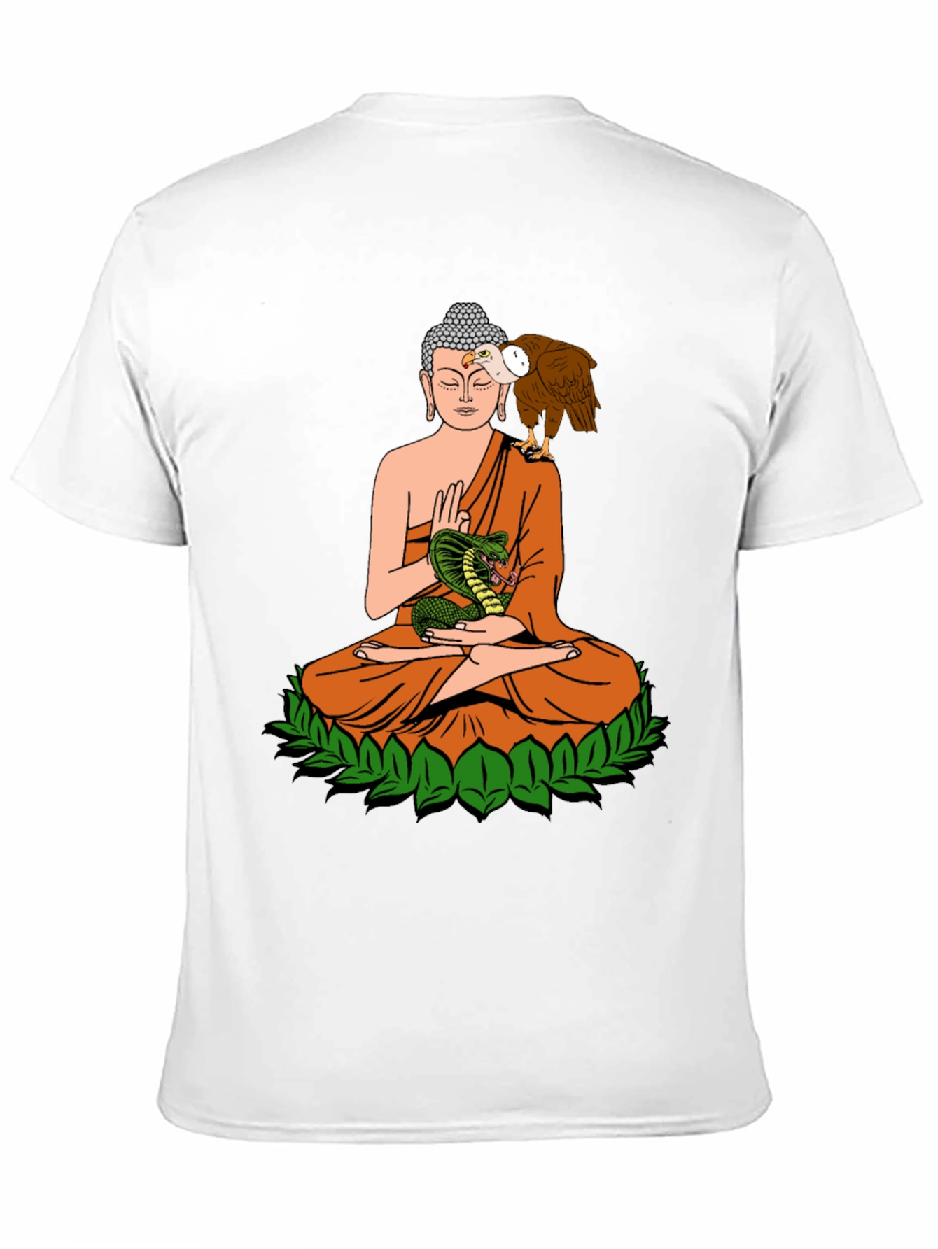 Buddha Vulture Cobra Graphic Tee