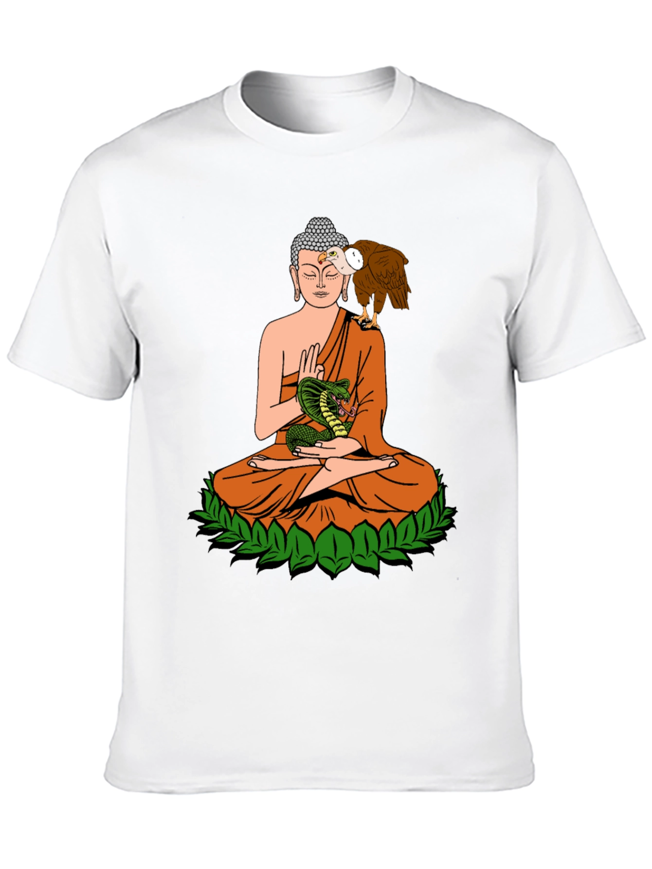 Buddha Vulture Cobra Graphic Tee