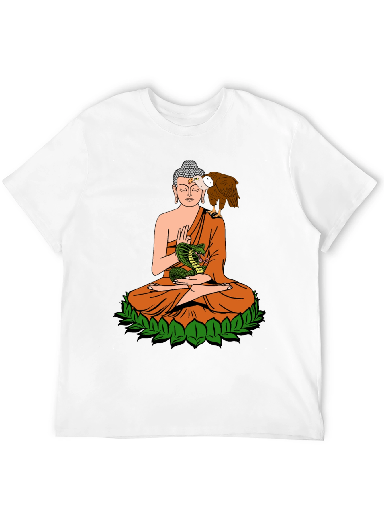 Buddha Vulture Cobra Graphic Tee