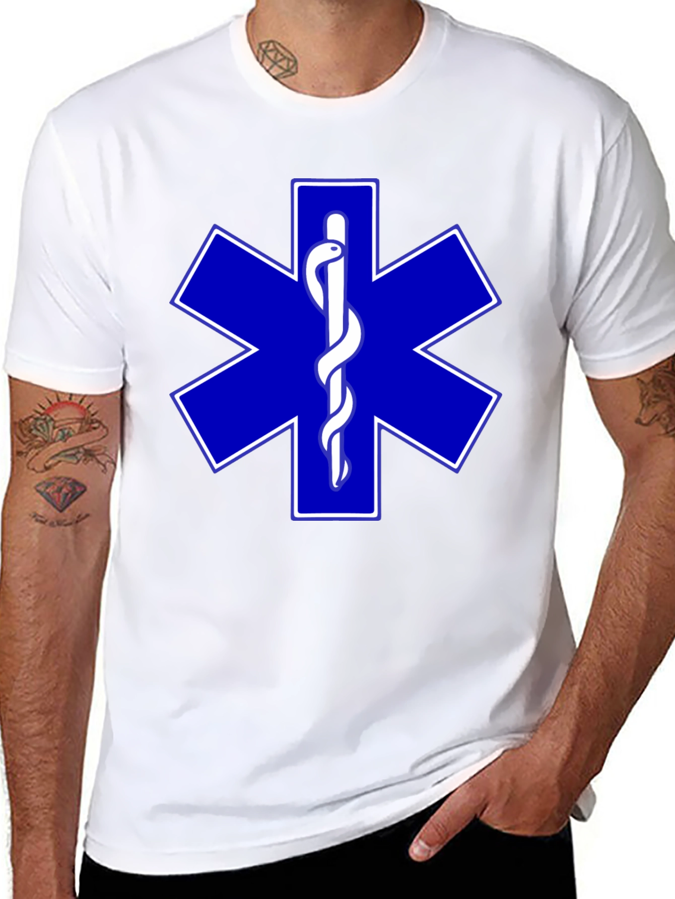 Star of Life EMT T-Shirt - Medical Symbol Tee