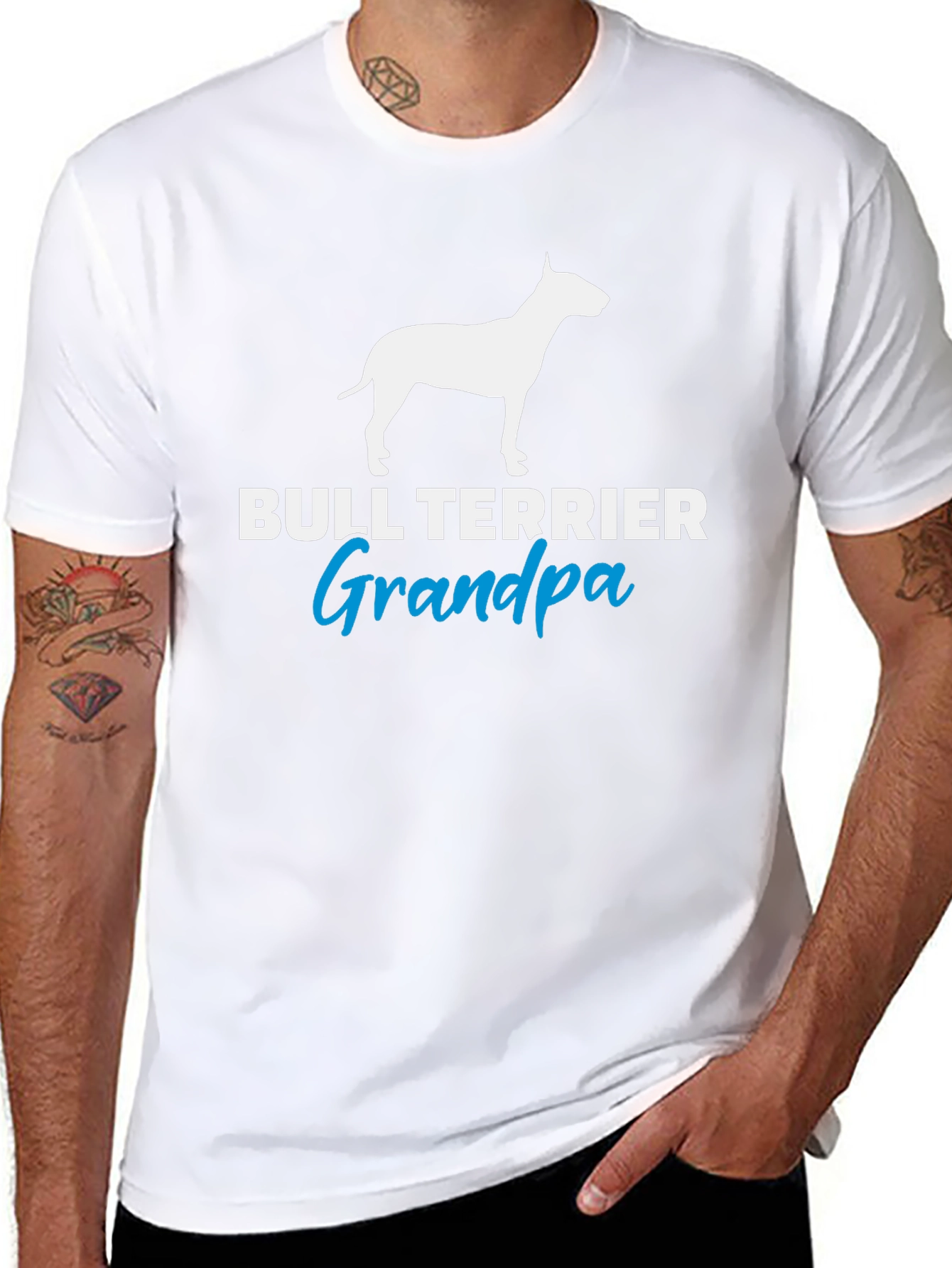 Bull Terrier Grandpa T-Shirt