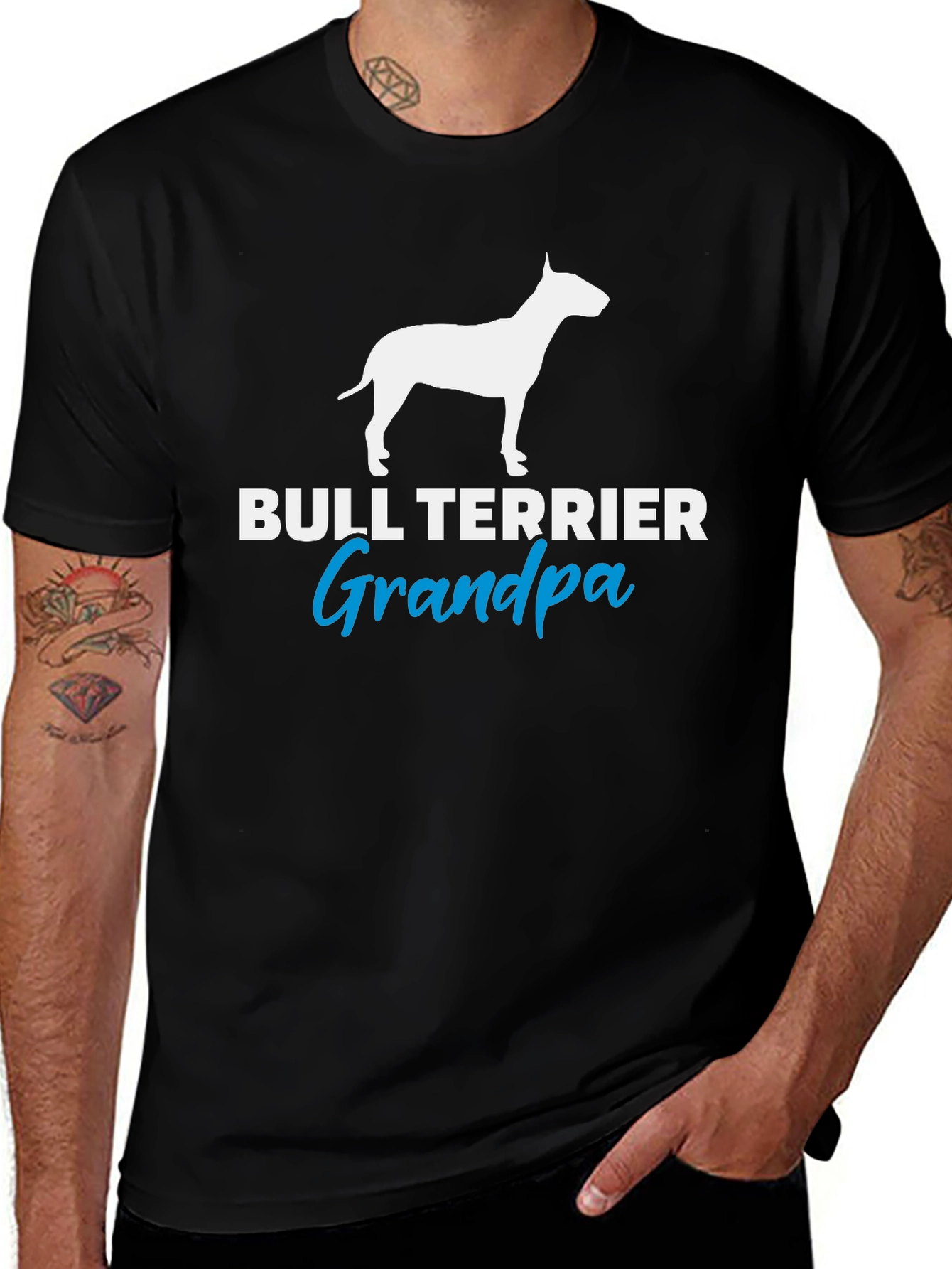 Bull Terrier Grandpa T-Shirt