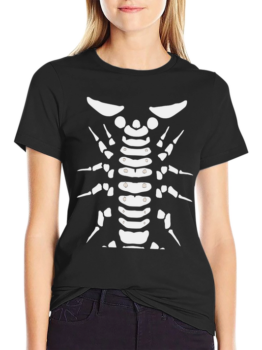 Centipede Skeleton Black T-Shirt - Halloween Costume Tee
