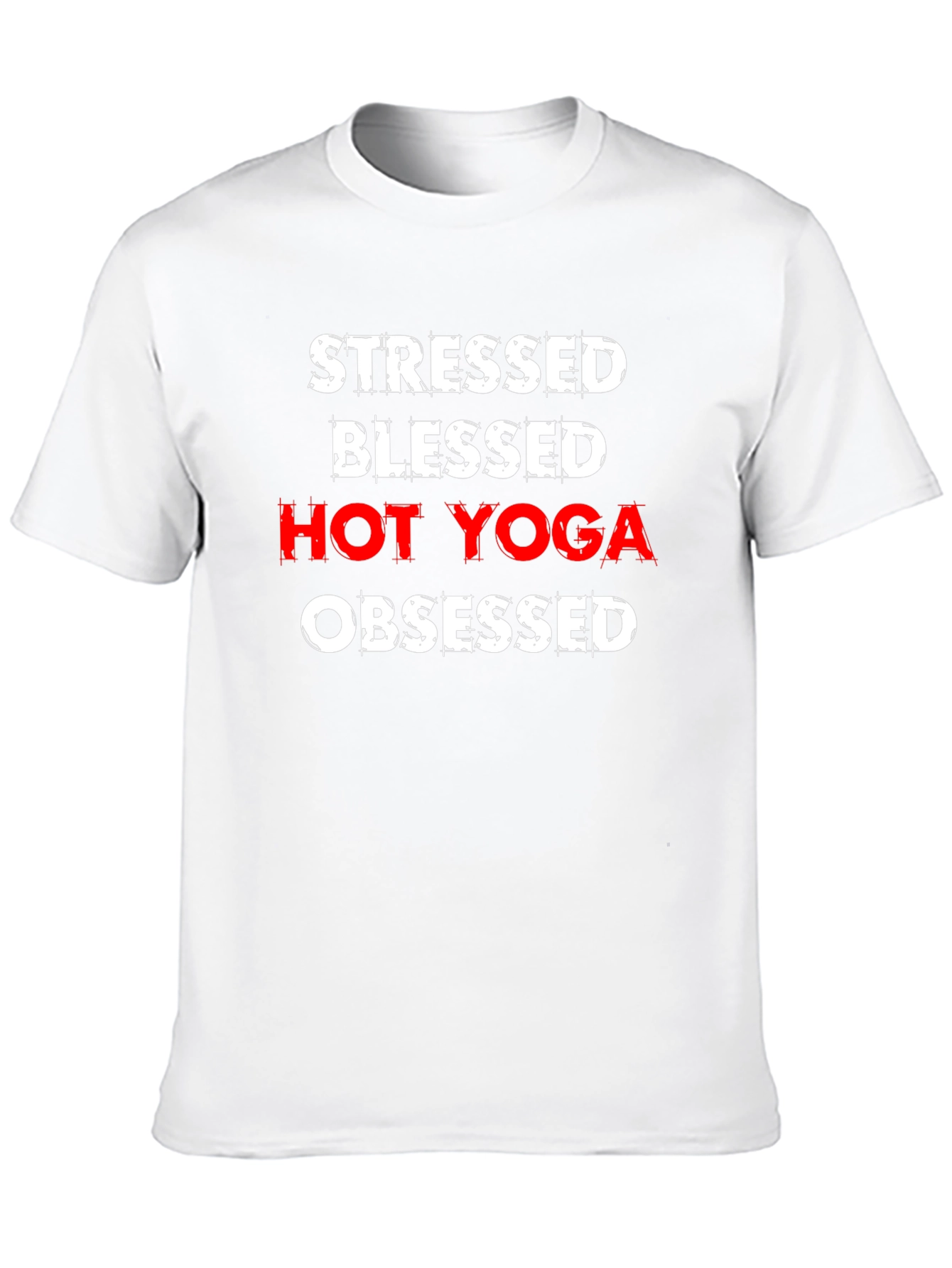 Stressed Blessed Hot Yoga Obsessed Tee