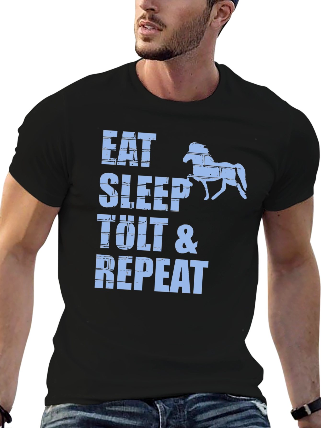 Eat Sleep Tolt & Repeat Black T-Shirt