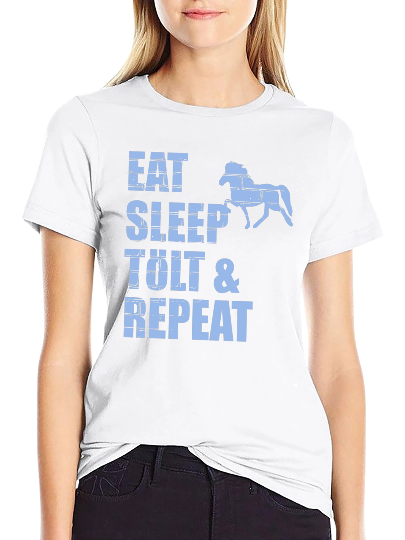 Eat Sleep Tolt & Repeat Black T-Shirt