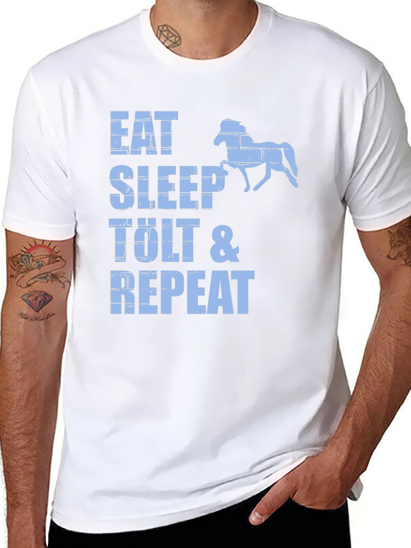 Eat Sleep Tolt & Repeat Black T-Shirt