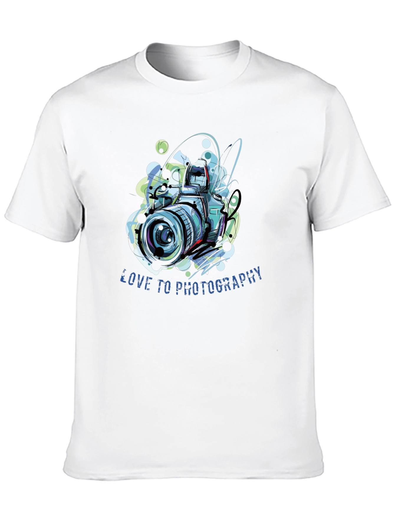 Love Photography Black T-Shirt for Men