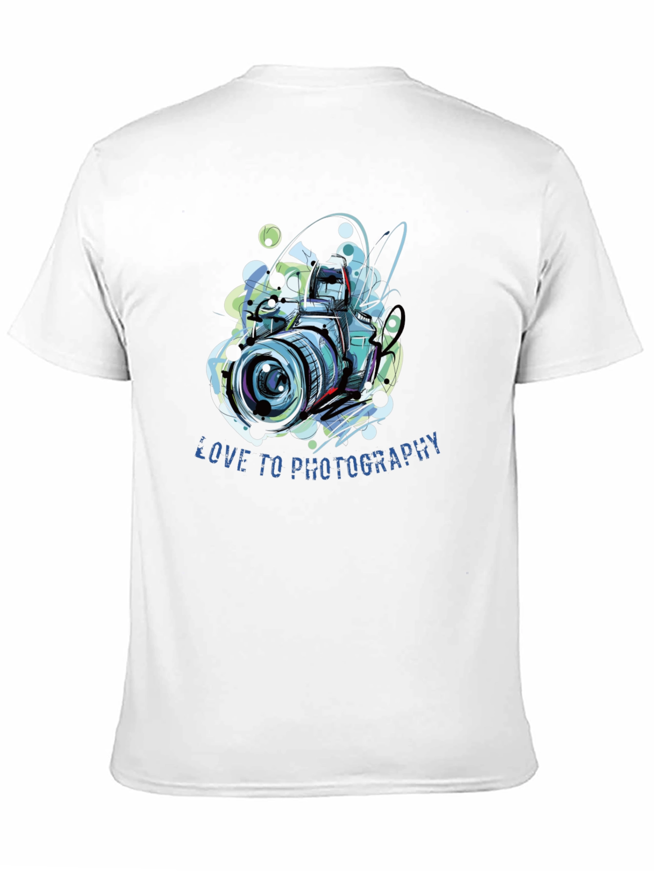 Love Photography Black T-Shirt for Men