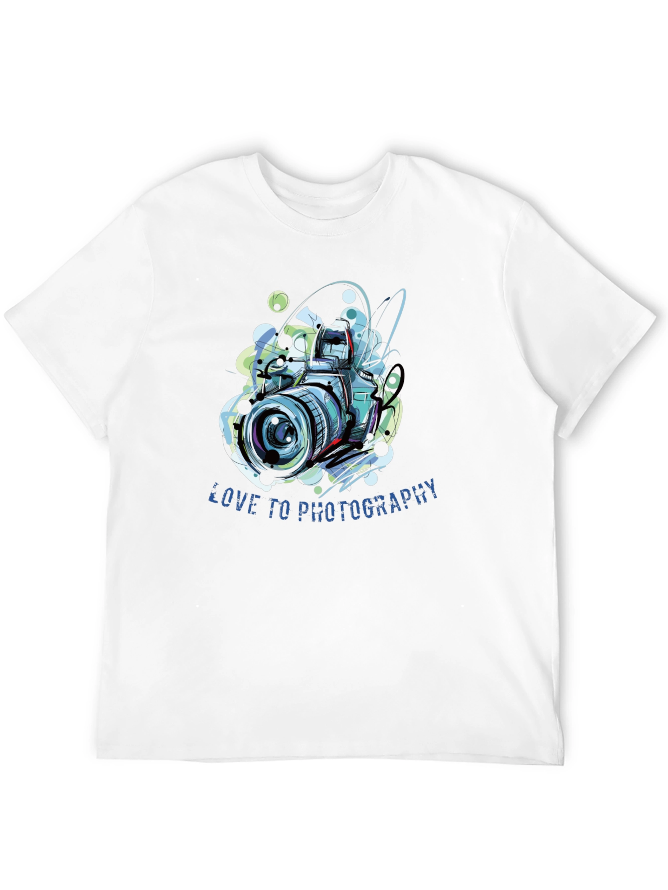 Love Photography Black T-Shirt for Men