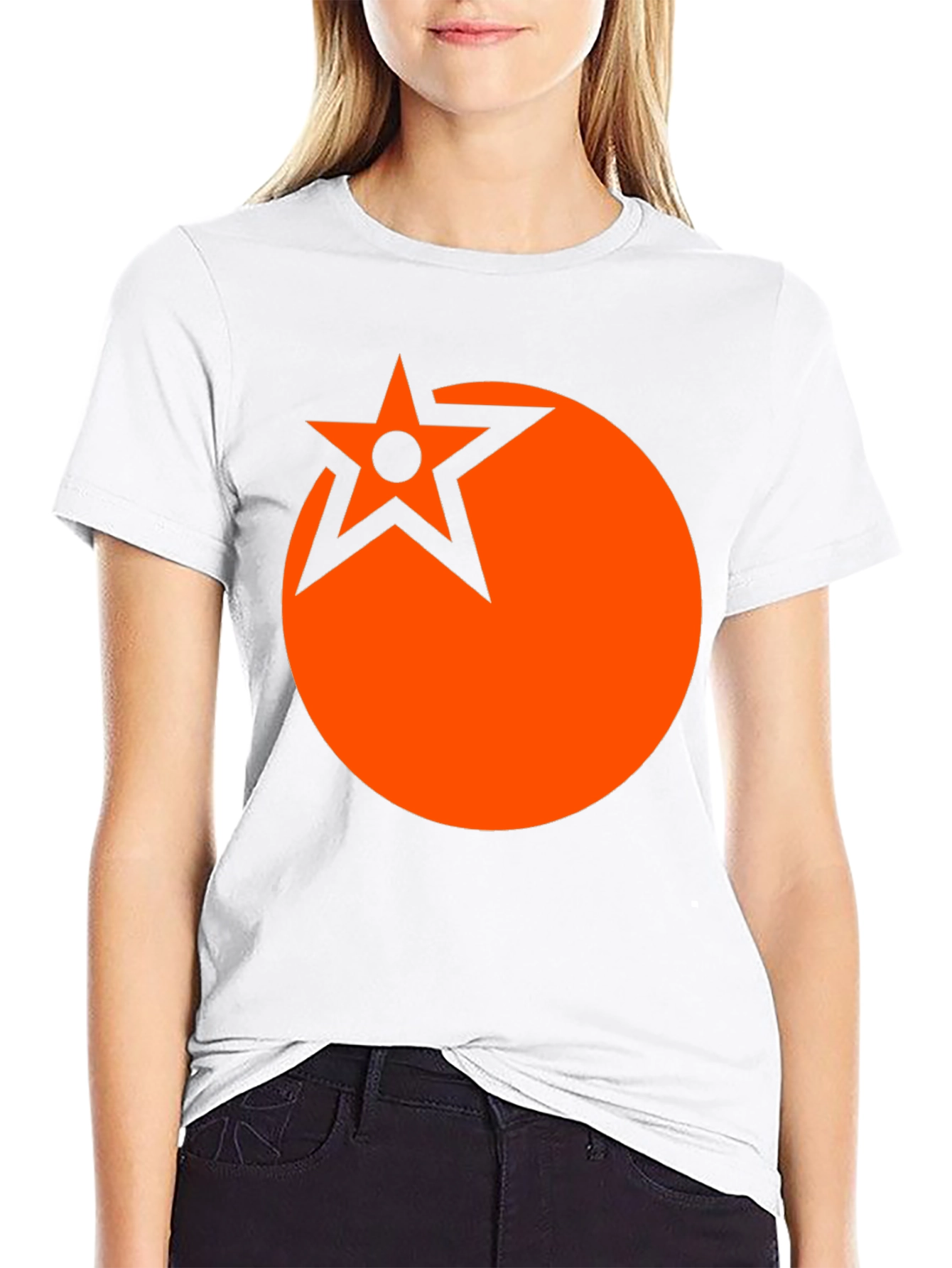 Star Circle Graphic Tee - Bold Statement Shirt