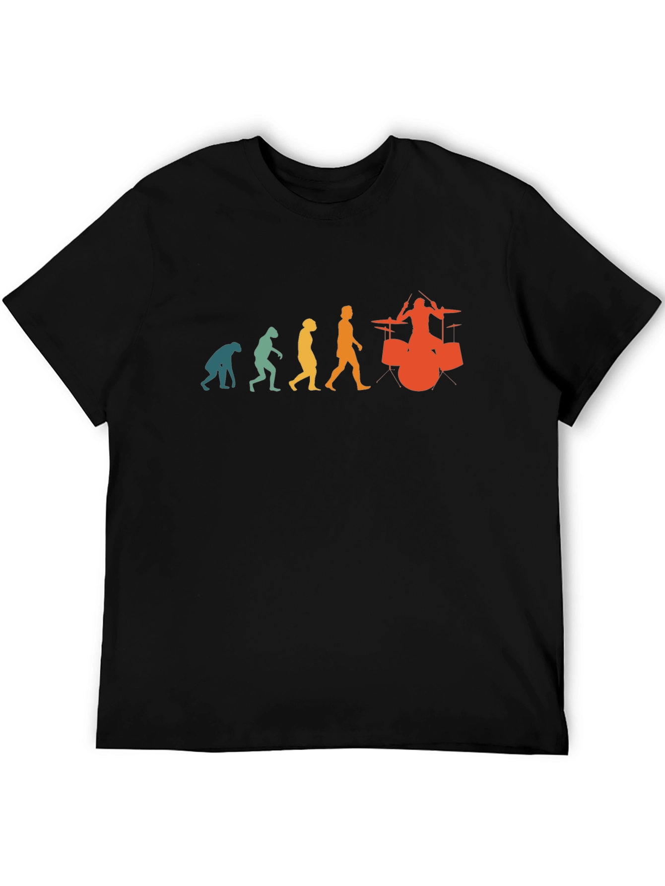 Evolution of Drumming T-Shirt - Black