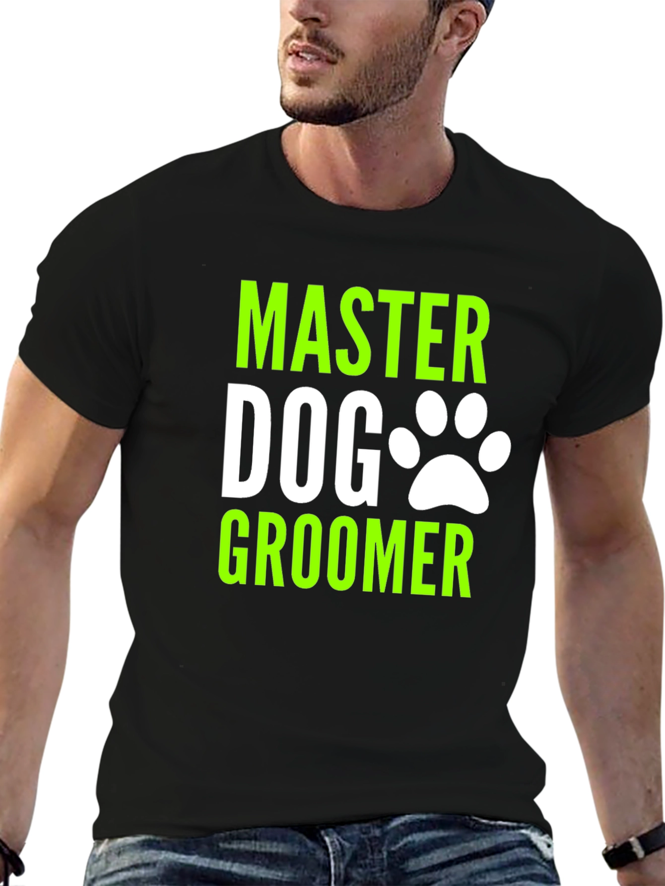 Master Dog Groomer Graphic T-Shirt