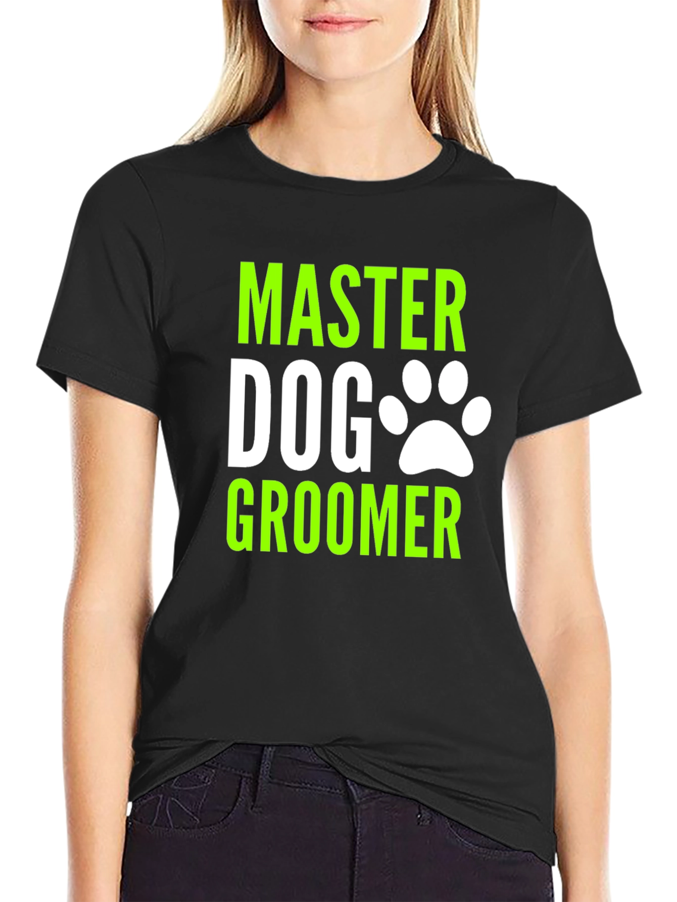 Master Dog Groomer Graphic T-Shirt