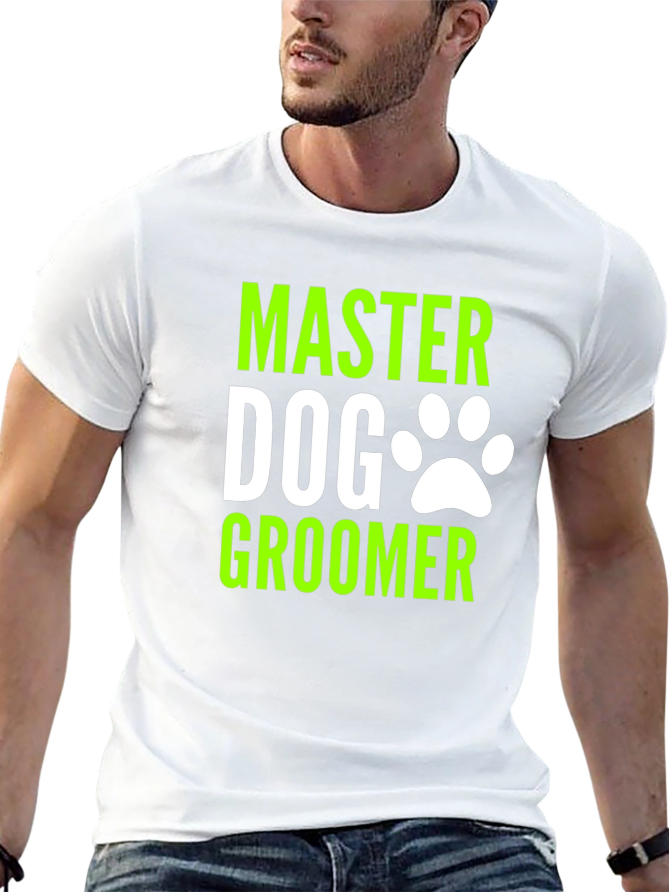 Master Dog Groomer Graphic T-Shirt