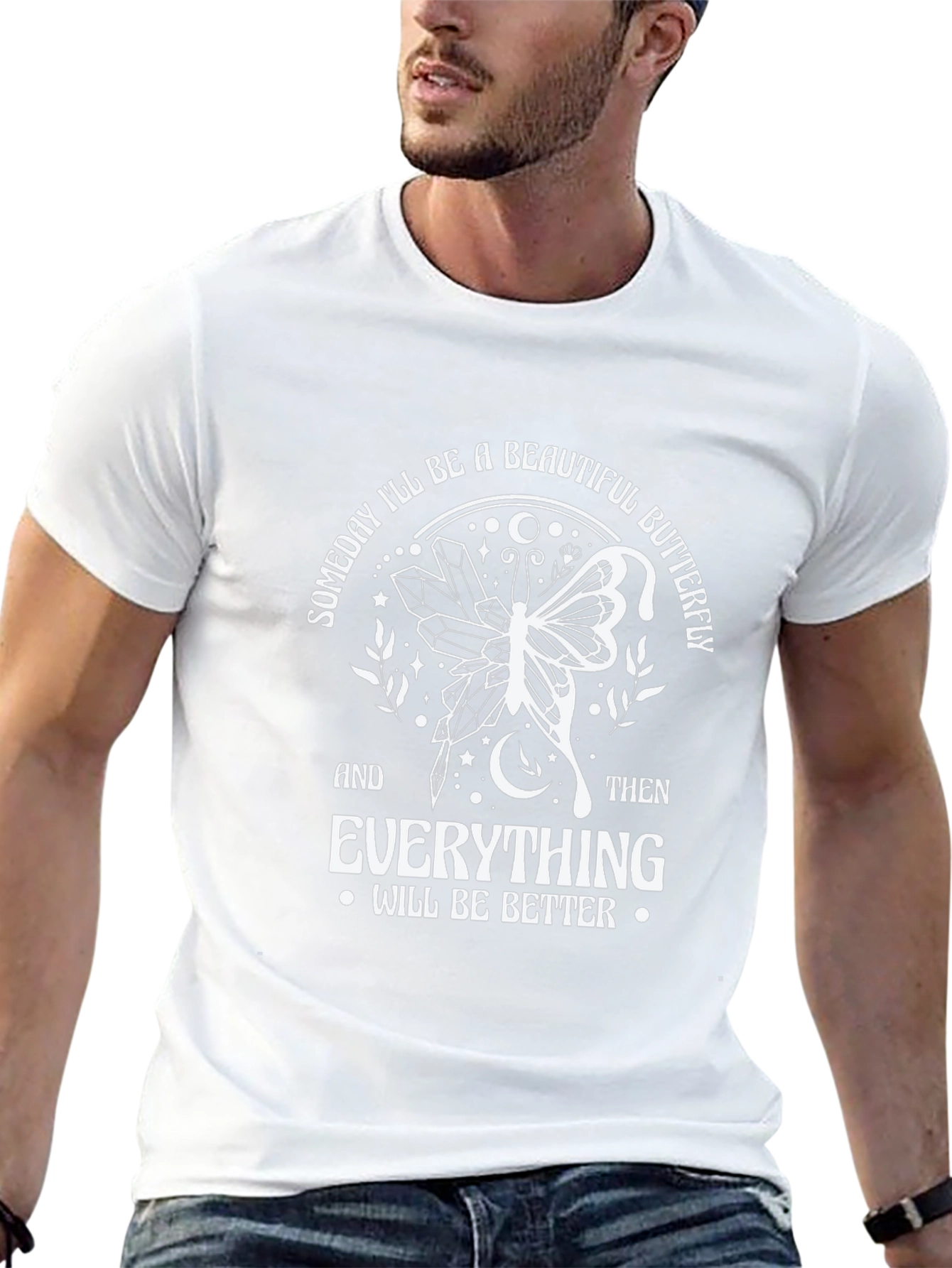 Butterfly Graphic Tee - Someday Ill Be Beautiful