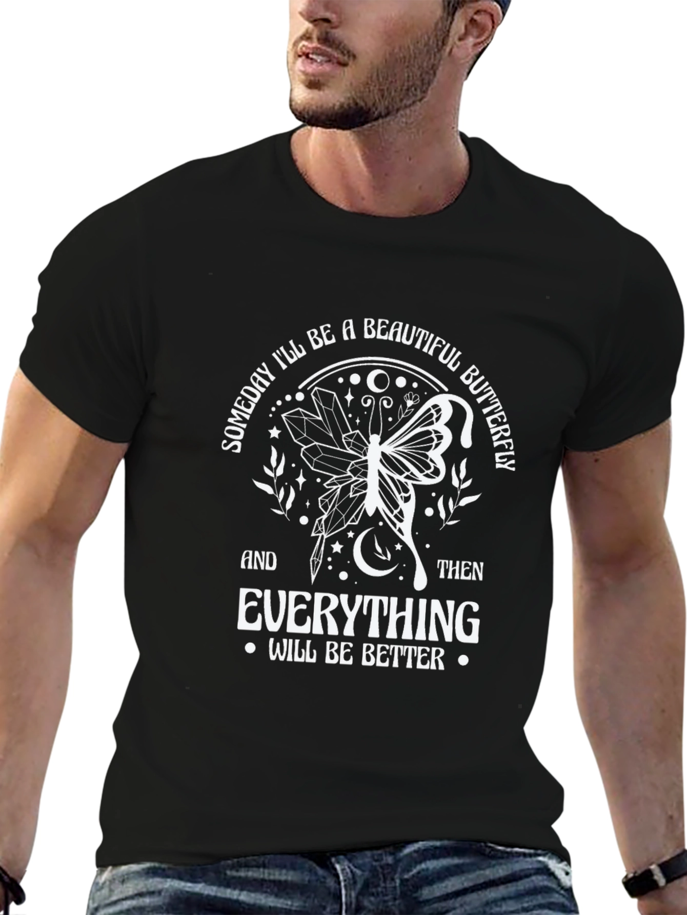 Butterfly Graphic Tee - Someday Ill Be Beautiful