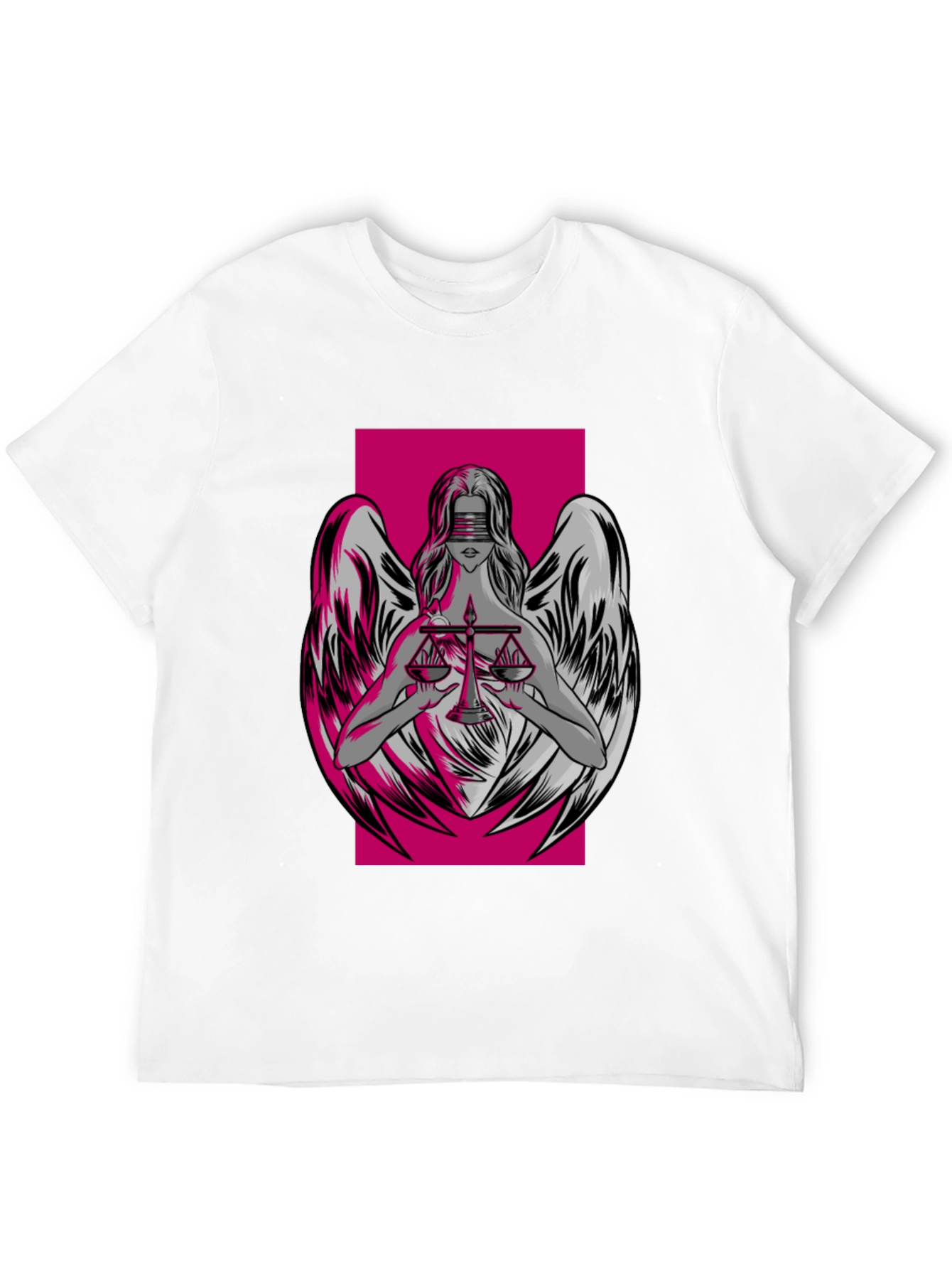 Justice Angel Graphic T-Shirt - Black