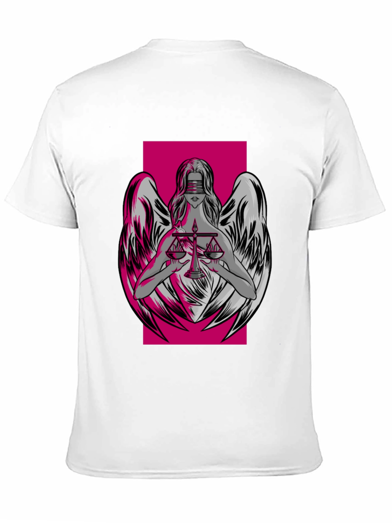 Justice Angel Graphic T-Shirt - Black