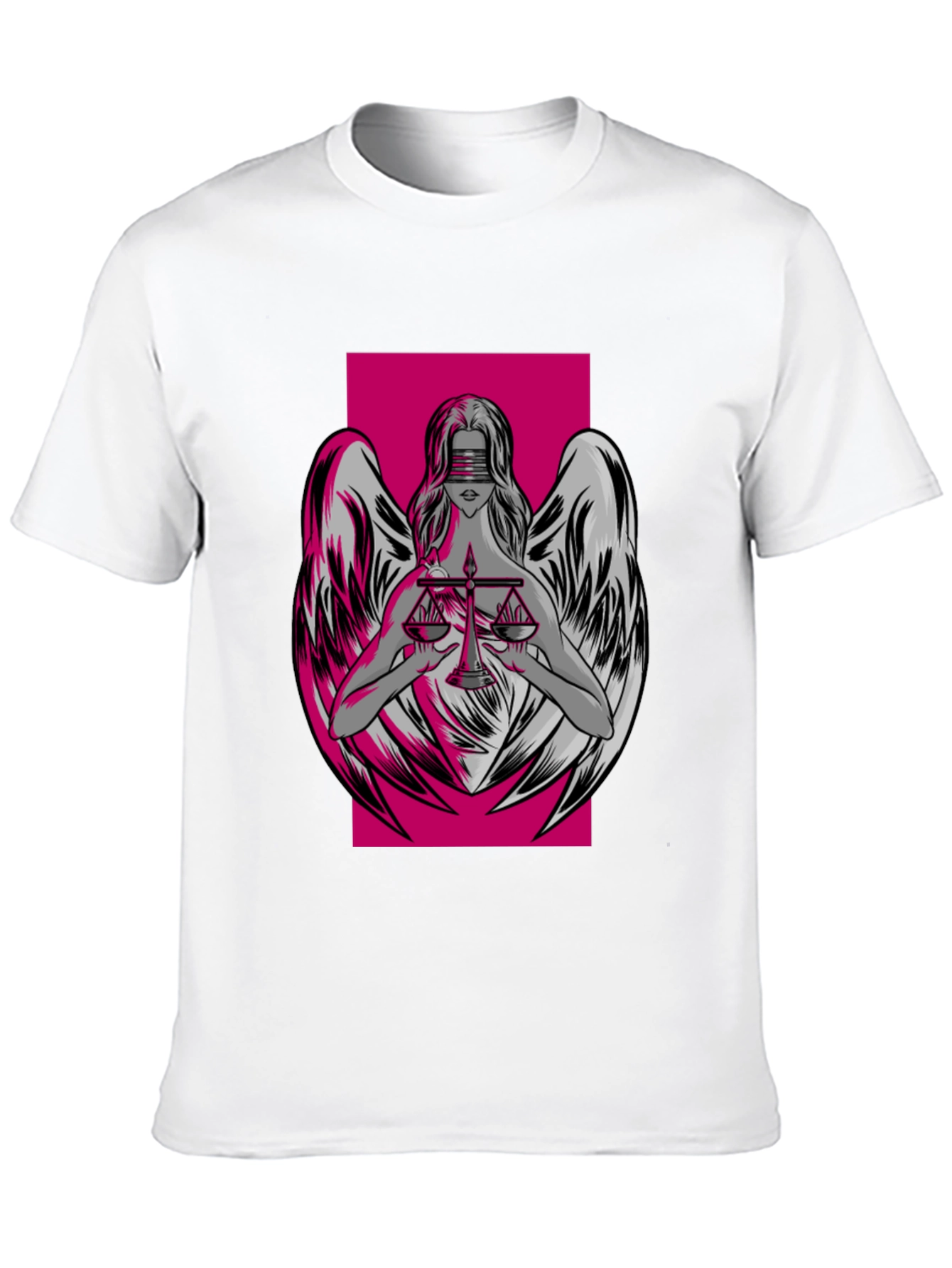 Justice Angel Graphic T-Shirt - Black