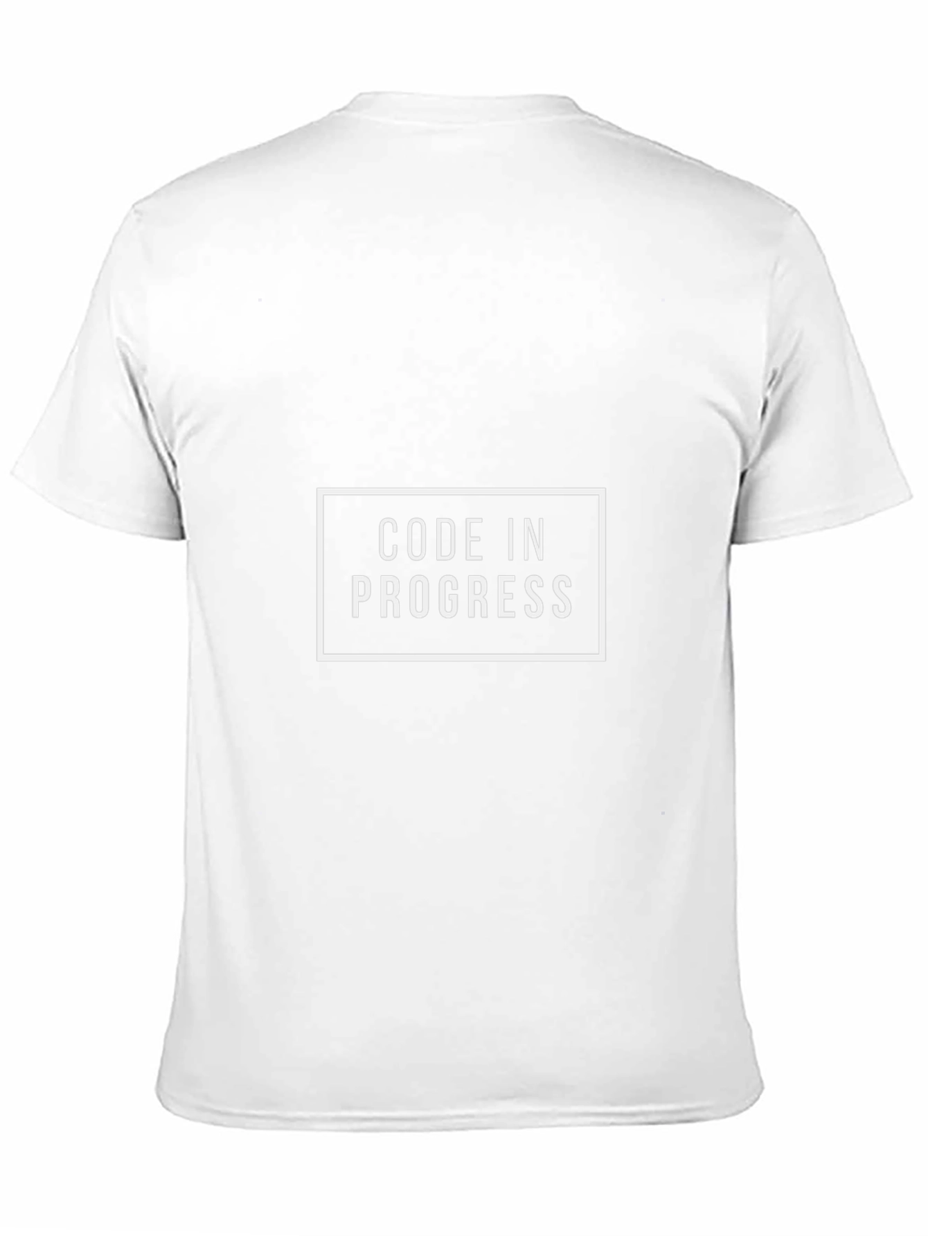 Code In Progress Black T-Shirt