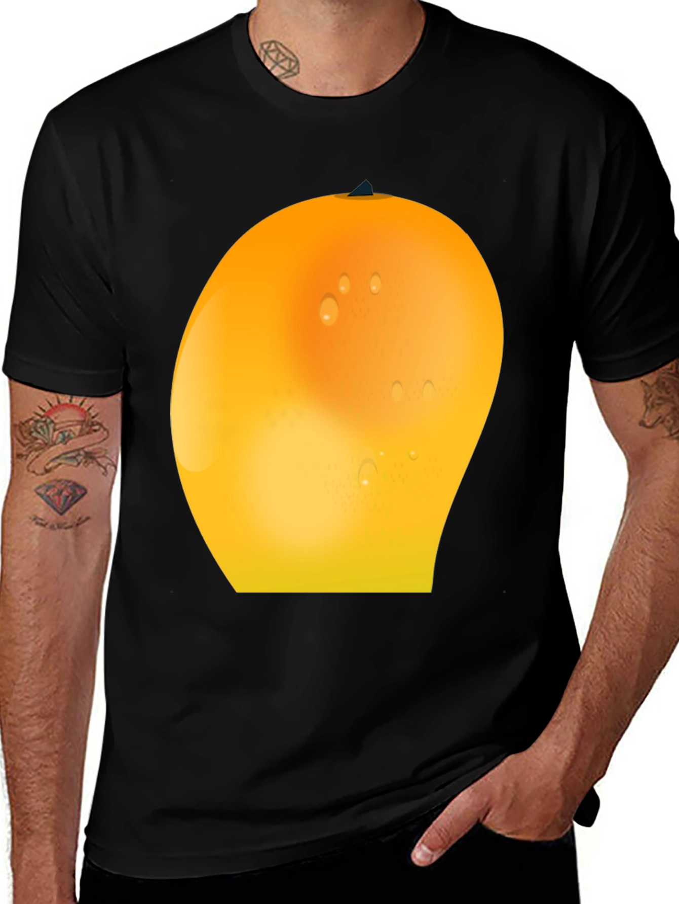 Mango Graphic Tee - Fruity Fun Shirt