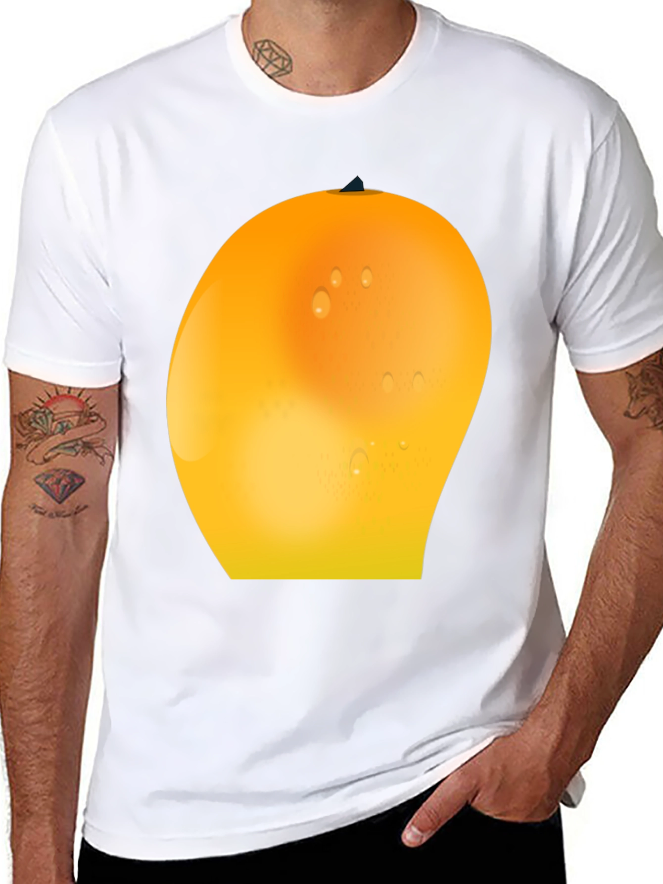 Mango Graphic Tee - Fruity Fun Shirt