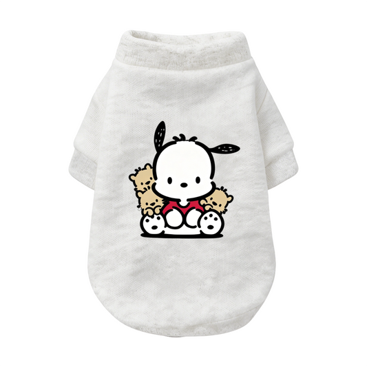 Pochacco Surrounded by Tiny Bears Pet Sweater, Super Kawaii Pet Outfit