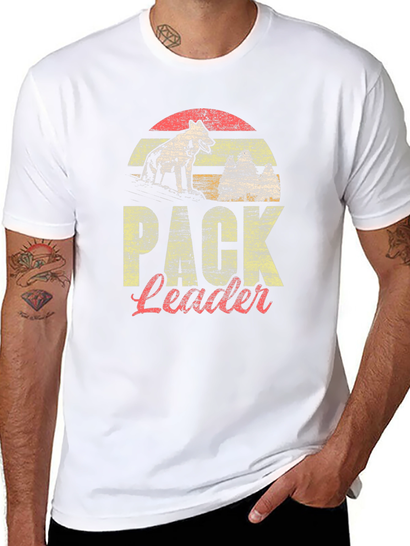 Pack Leader Graphic Tee - Distressed Design