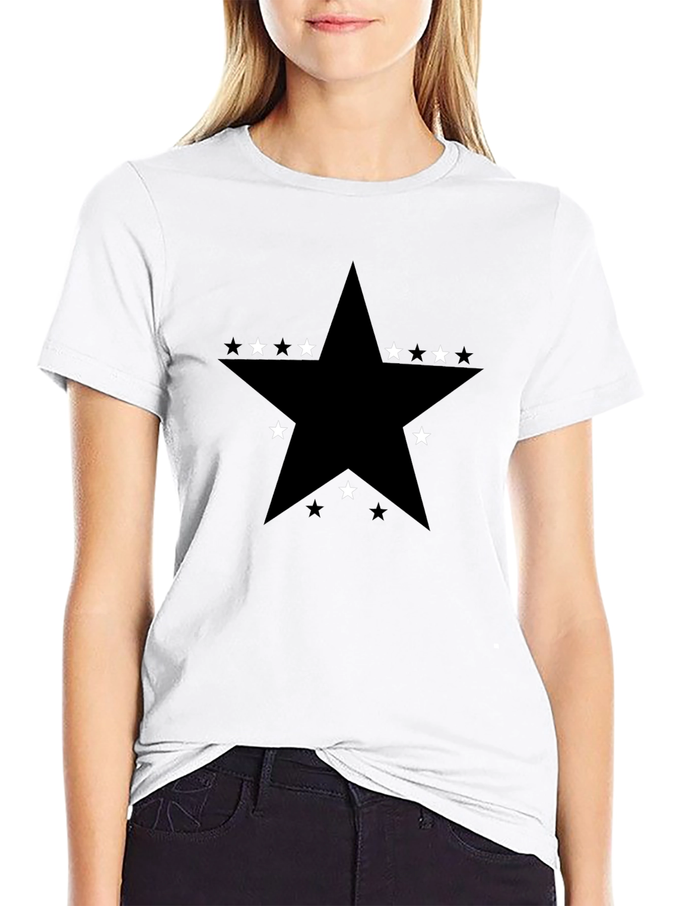 Star Graphic Black T-Shirt