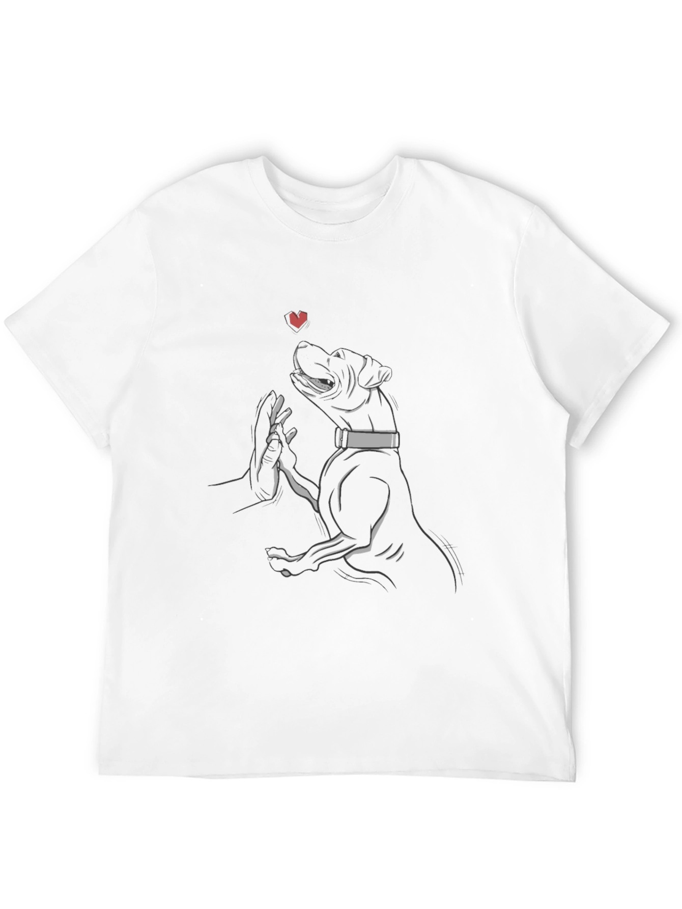 Dog Lover Graphic Tee - Mans Best Friend Shirt