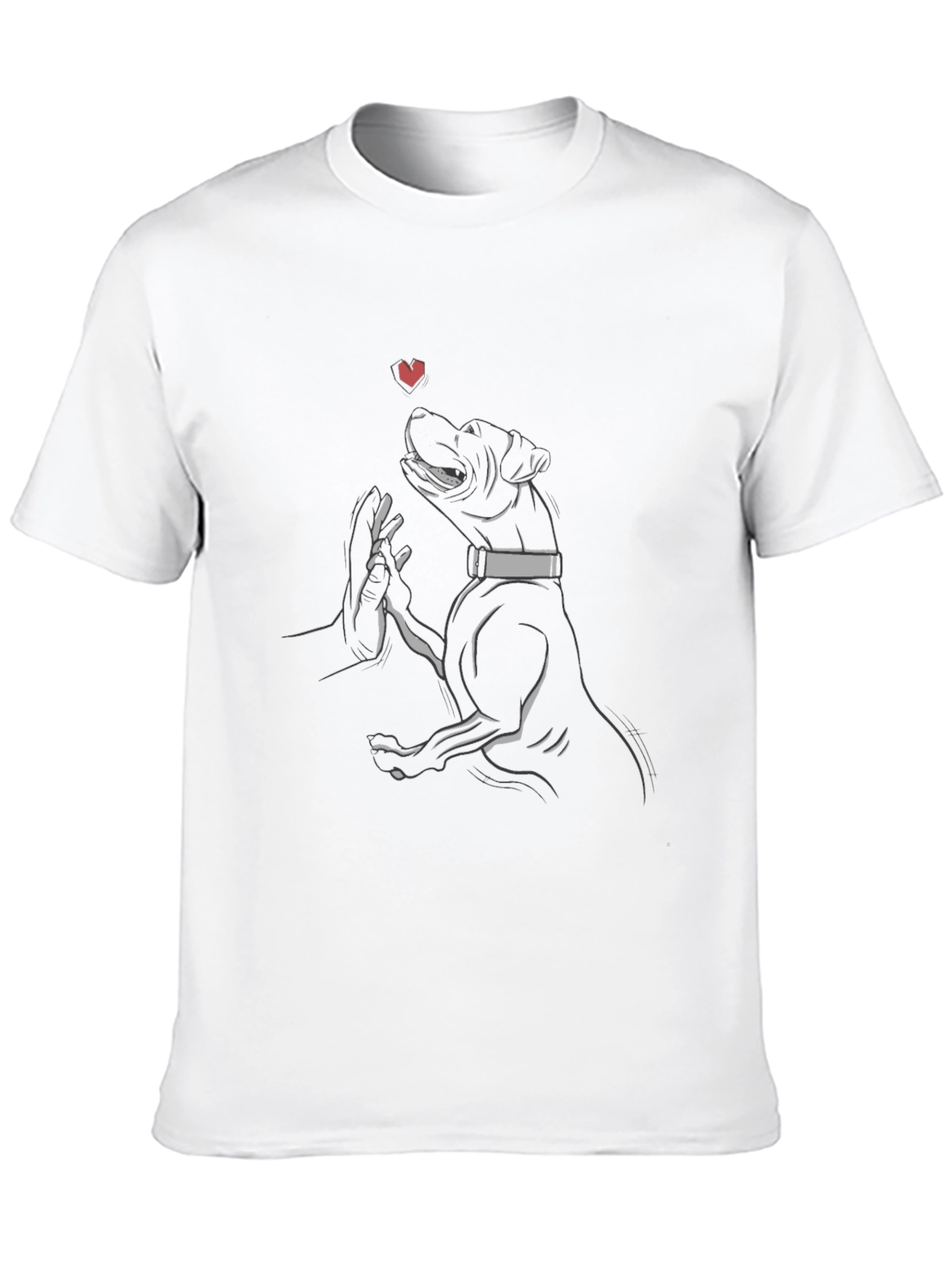 Dog Lover Graphic Tee - Mans Best Friend Shirt