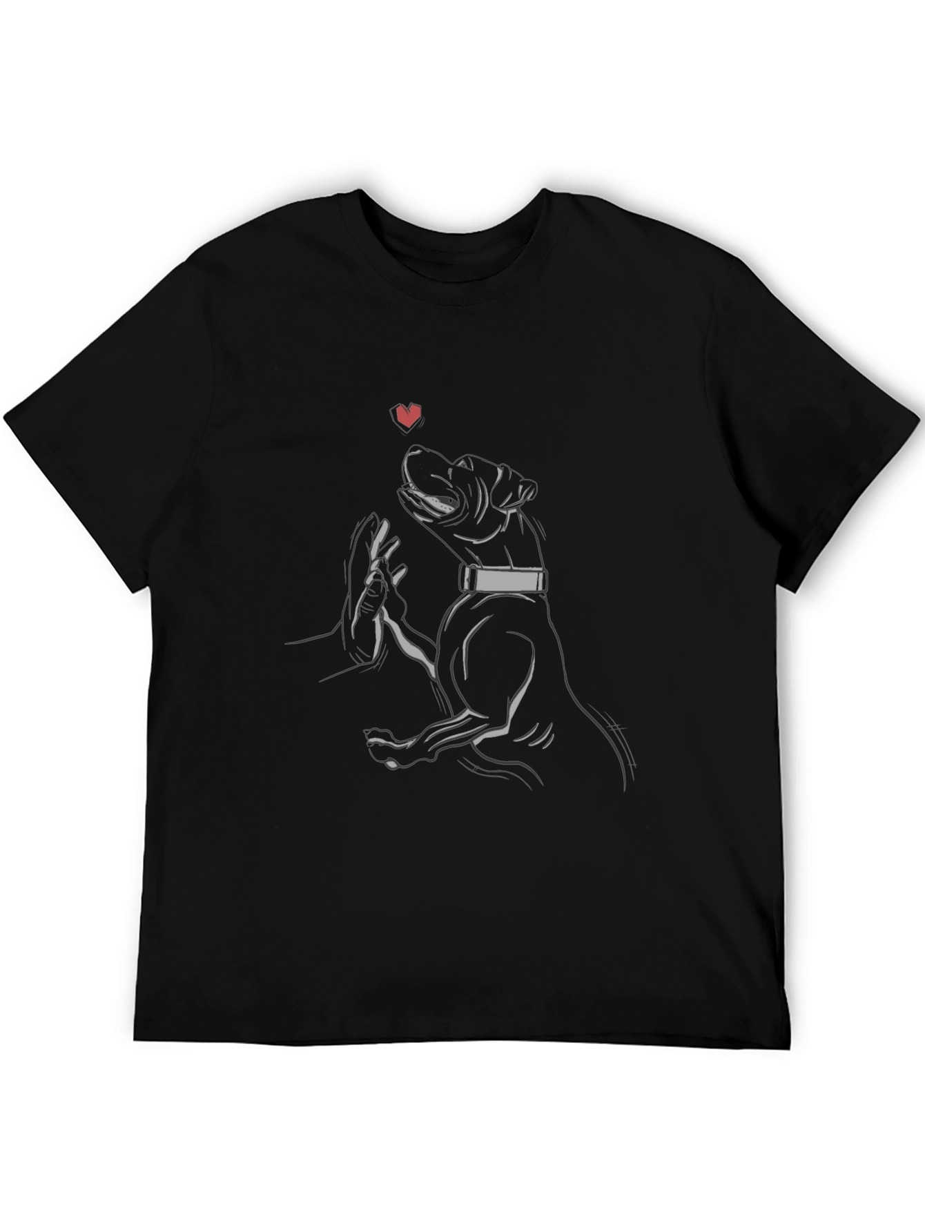 Dog Lover Graphic Tee - Mans Best Friend Shirt