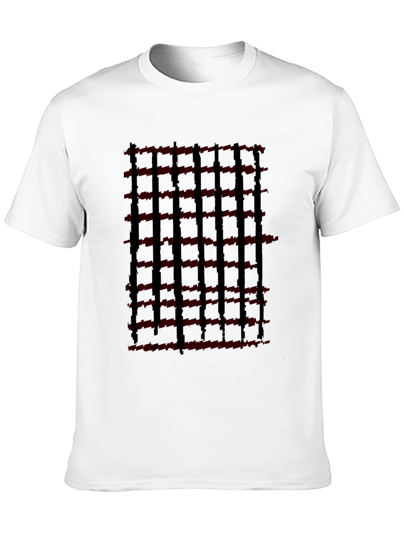 Modern Striped Graphic Tee