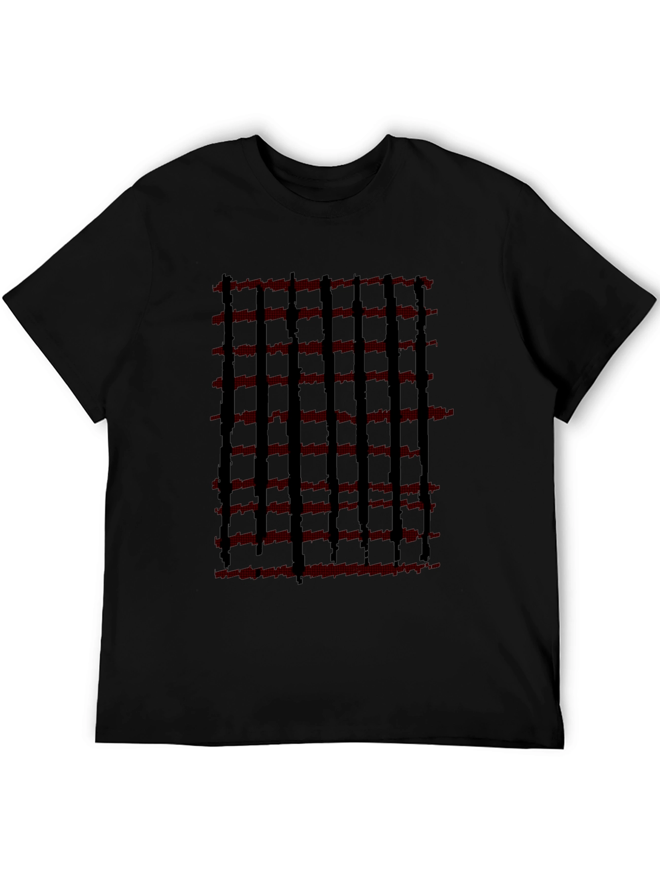 Modern Striped Graphic Tee